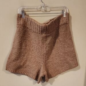 SKIMS High Waist Women Shorts - Brown